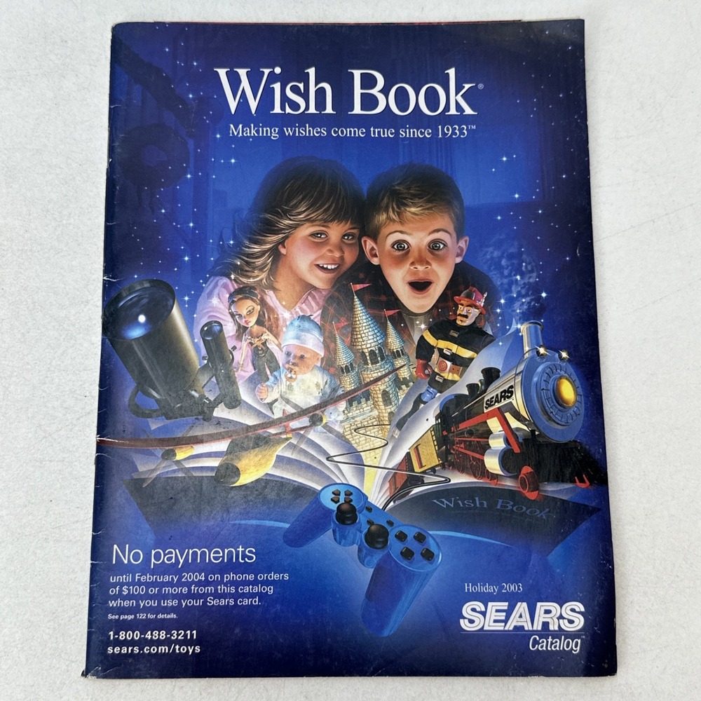 Sears 2003 Wish Book Holiday Christmas Catalog Barbie Vintage Toys Game Boy